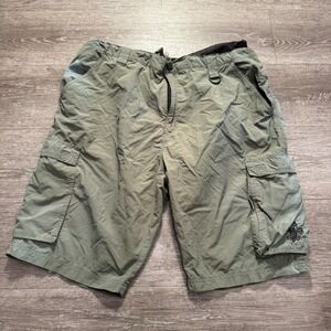 Boy Scouts Swim Trunks‎ Mens XL Green Belted Cargo Shorts Outdoor Utility Adult